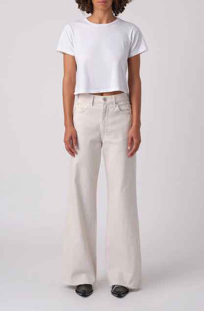 AMO Frida White Oak, wide leg denim, denim jeans, high rise jeans, women's clothing