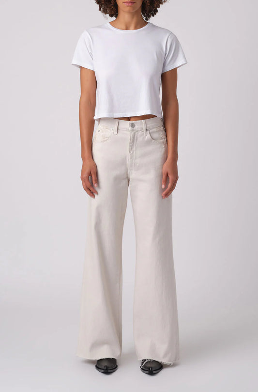 AMO Frida White Oak, wide leg denim, denim jeans, high rise jeans, women's clothing