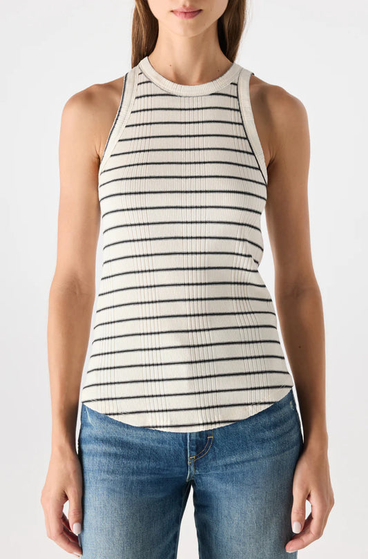 AMO Vera Tank, striped tank, racer tank top, sleeveless top, women's clothing