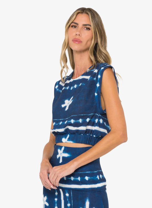 Just Bee Queen Anika Top, fun top, sleeveless top, cropped top, women's clothing