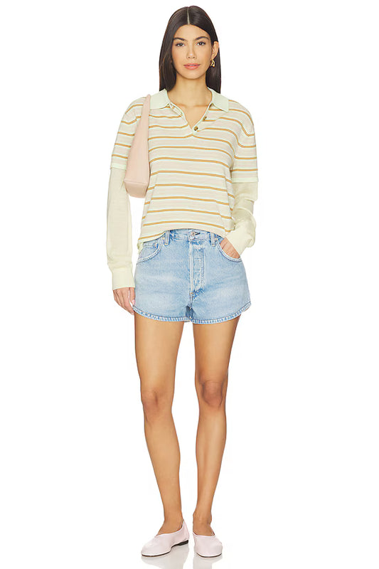 Citizens of Humanity Abita Short in Jaydi, high rise denim shorts, shorts, jean shorts, women's clothing