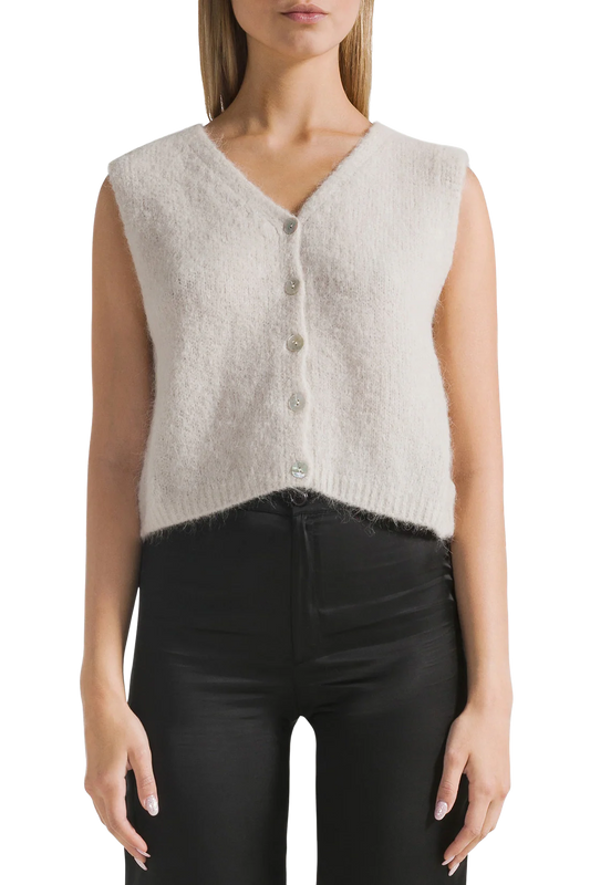 American Dreams Telma Vest, sweater vest, vest, sleeveless sweater, women's clothing