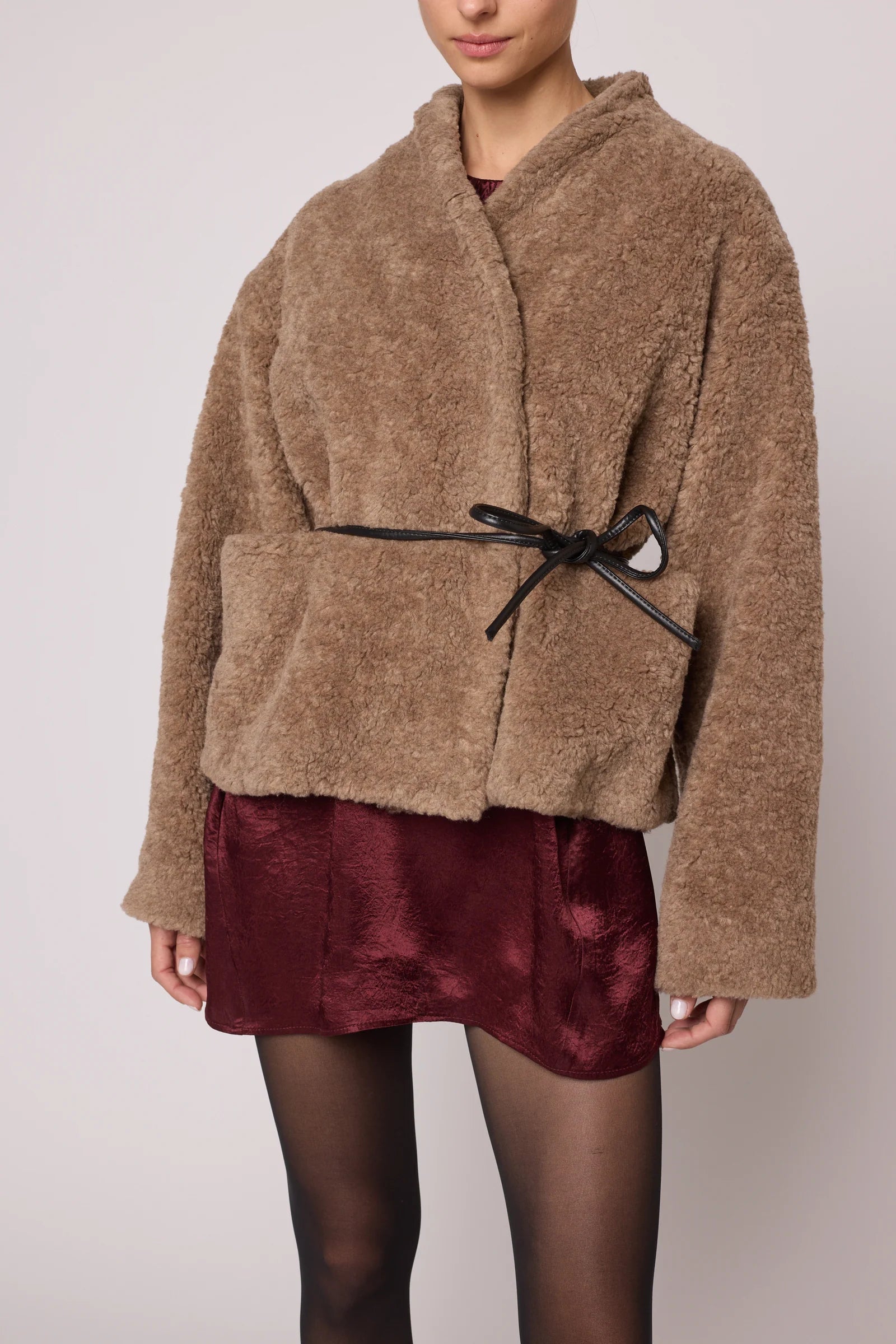 Atelier Delphine Mana Jacket, faux fur coat, jacket, stylish faux fur jacket, women's outerwear