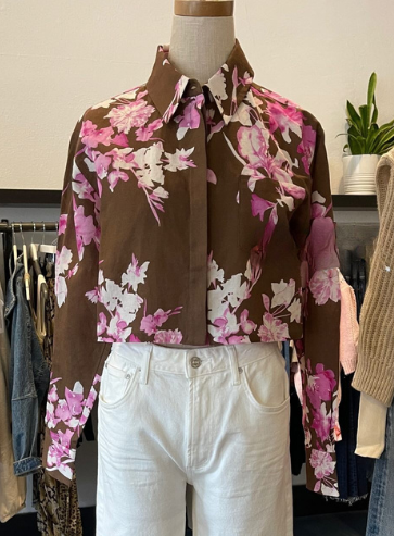 Rococo Sand Crop Floral Shirt