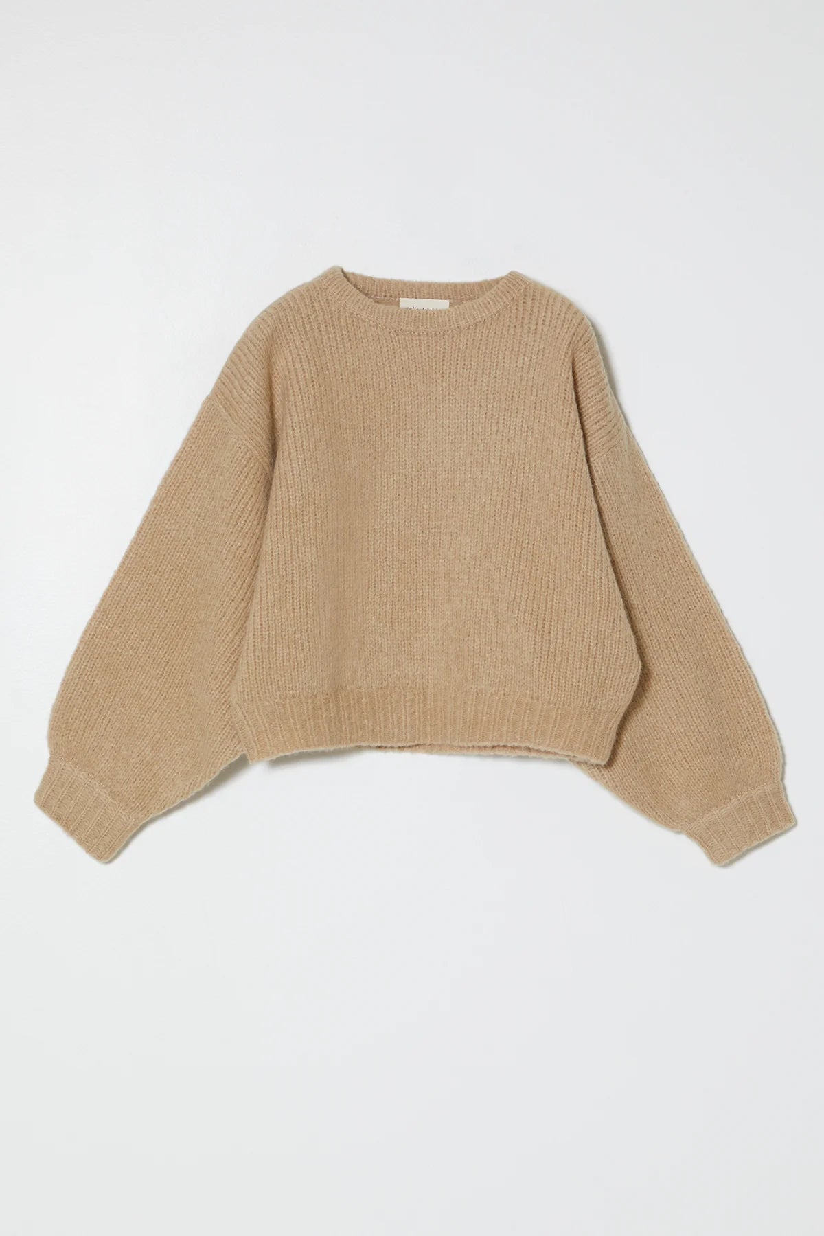Atelier Delphine Balloon Sleeve Sweater, wool sweater, balloon sleeved sweater, chunky sweater, women's clothing