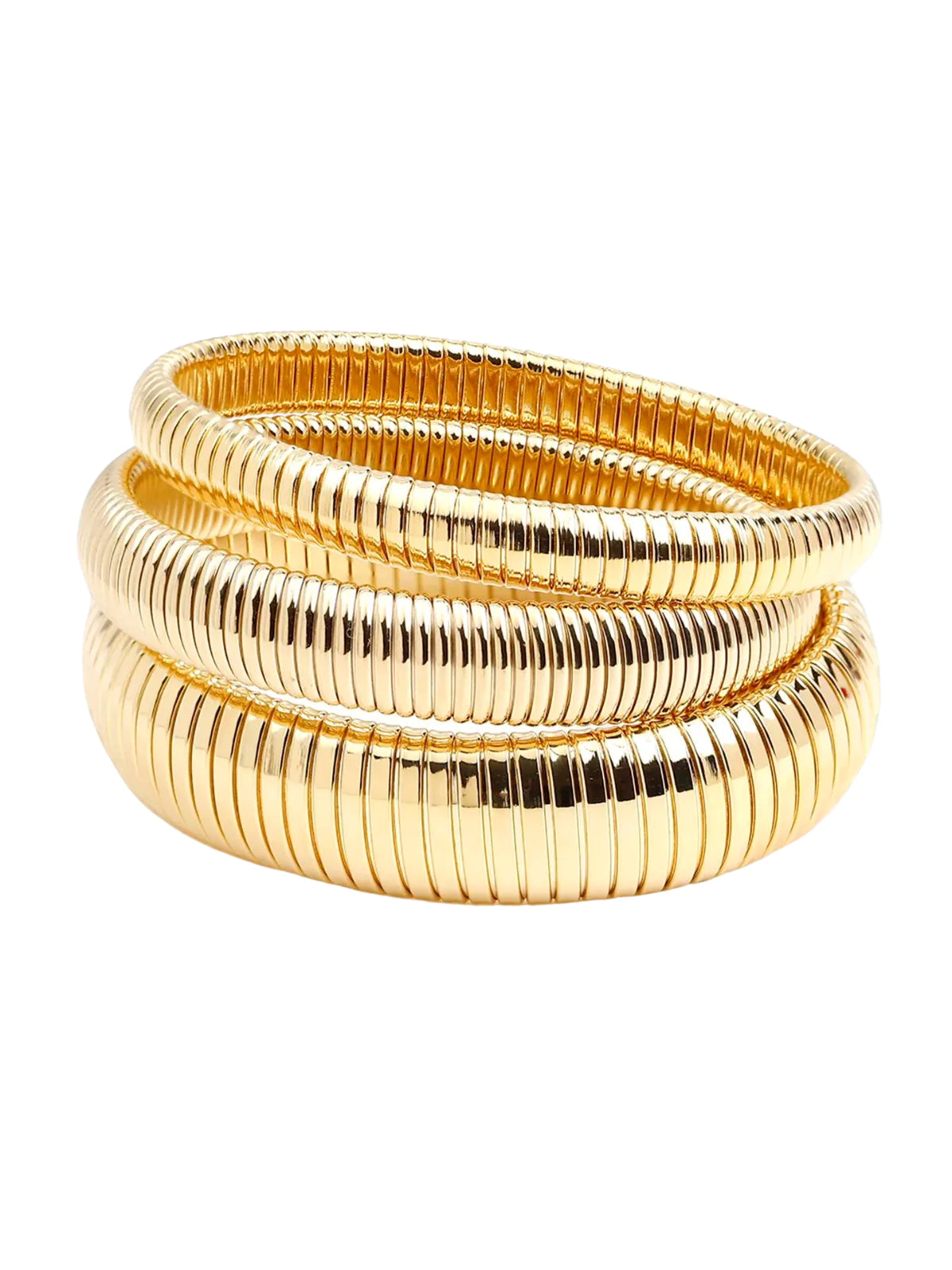 Ben-Amun Set of 3 Cobra Bracelet, gold bracelet, jewelry, women's accessories