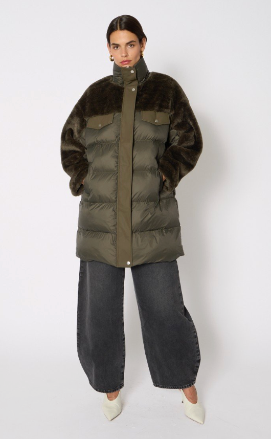 Berenice. Mona Jacket, parka, puffer, puffer jacket, outerwear, long puffer, women's clothing