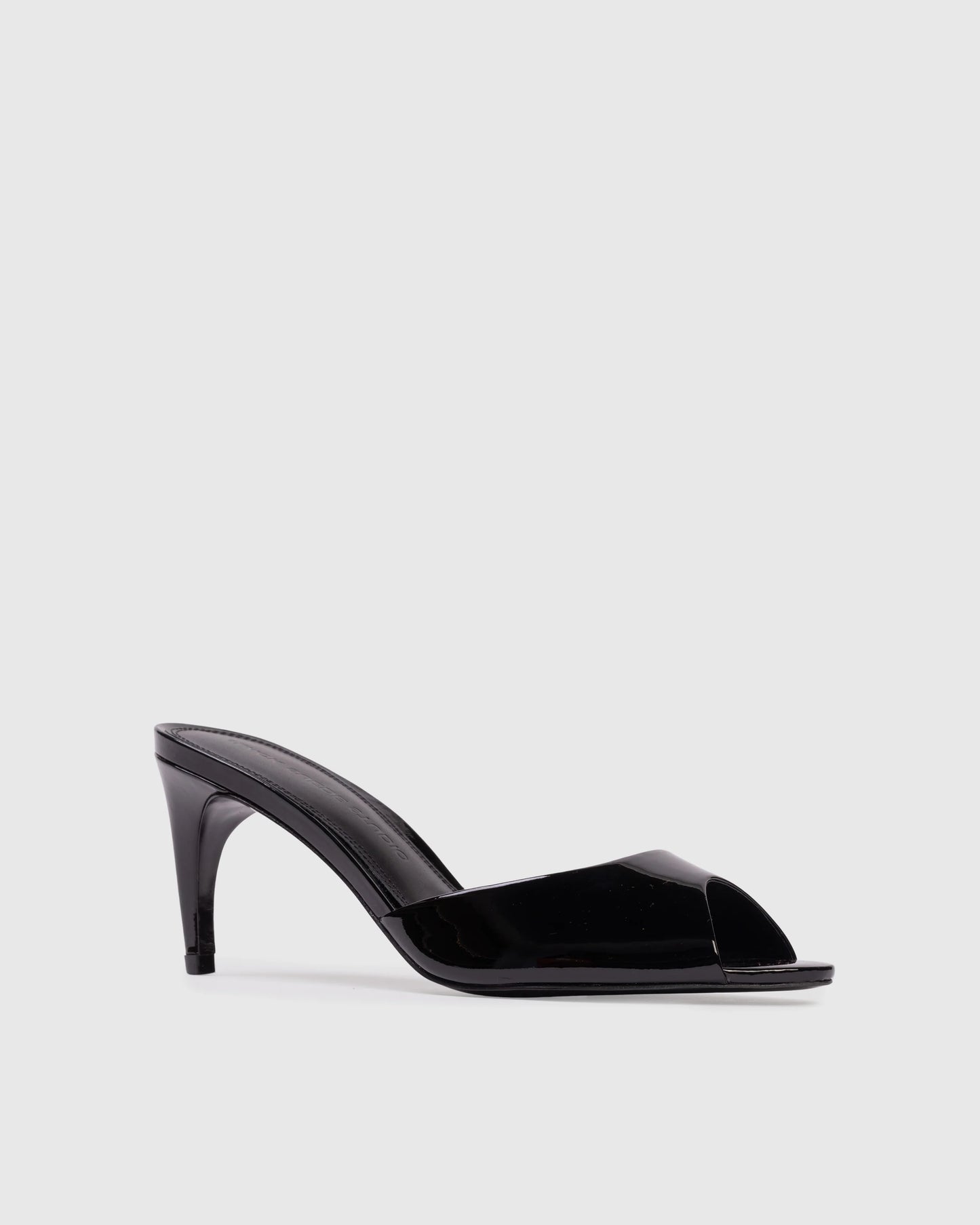 Black Suede Studio Jazz 70 Mule, mule sandal, heels, shoes, slip on heels, women's shoes