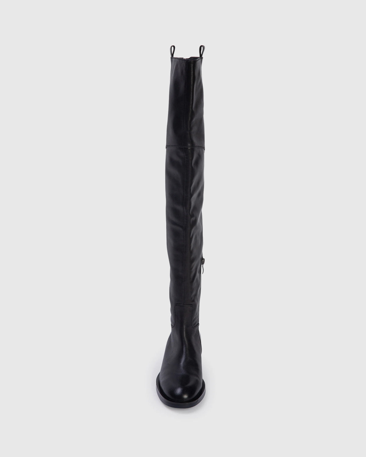 Black Suede Studio Piper Above the Knee Classic Riding Boot, women's shoes
