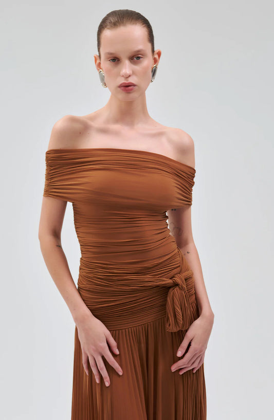Ronny Kobo Blanchet Top, fitted top, off the shoulder top, women's clothing