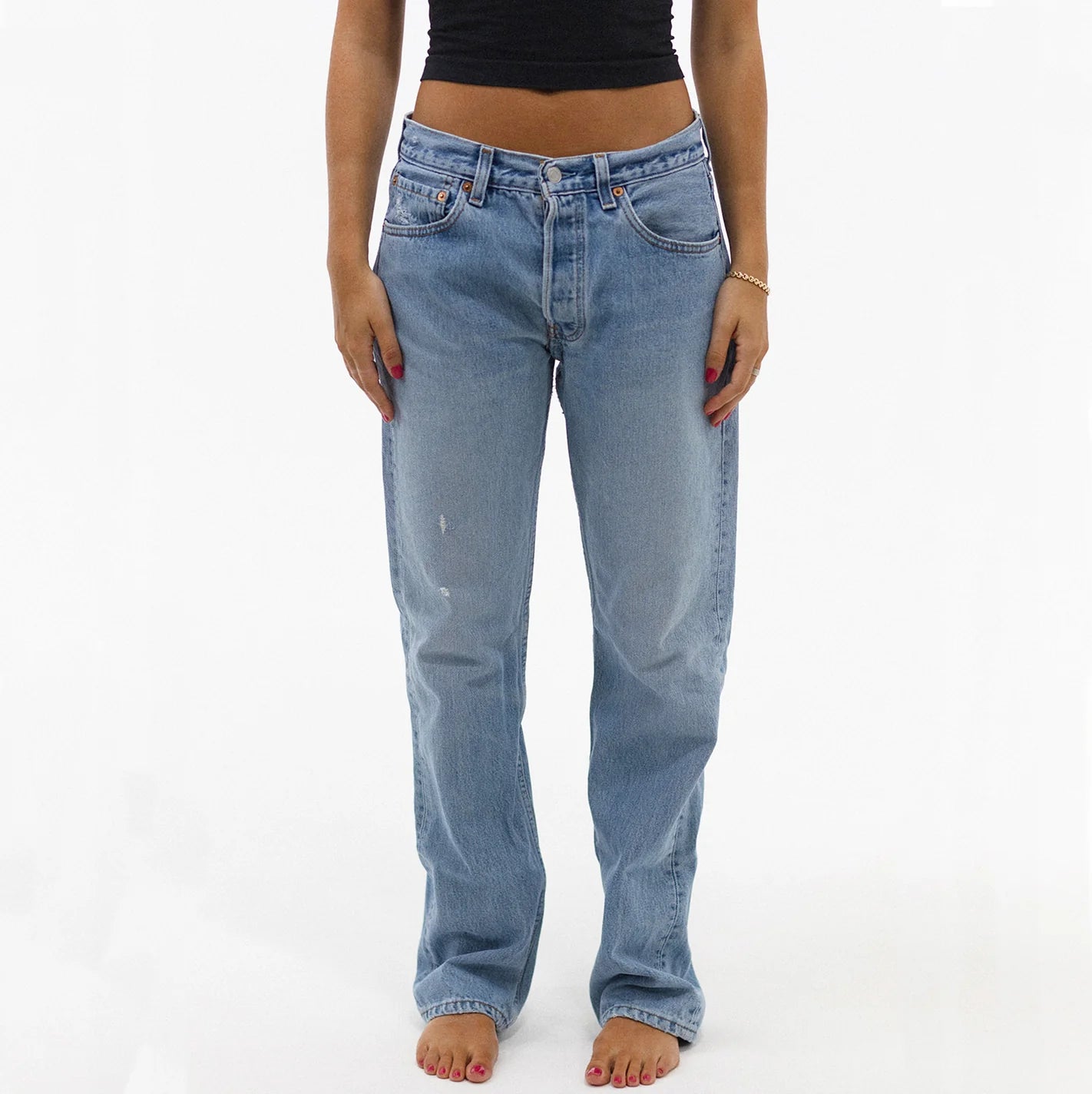 aligrace Brigette Baggy Jean, low rise baggy denim jeans, levi's, women's clothing
