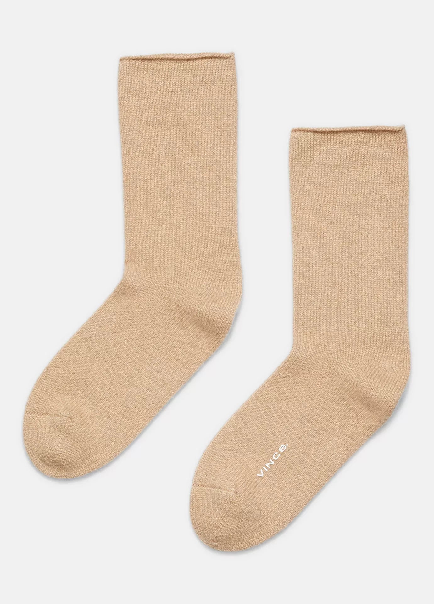 Vince Cashmere Jersey Short Sock, cashmere socks, socks, women's accessories