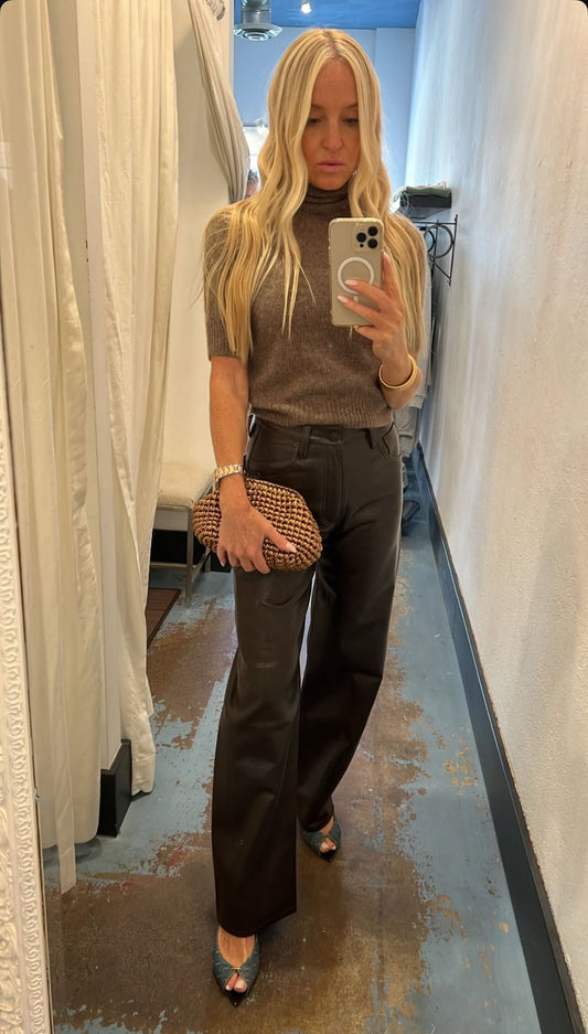 Citizens of Humanity Ayla Baggy Leather, leather pants, pants, leather, women's clothing