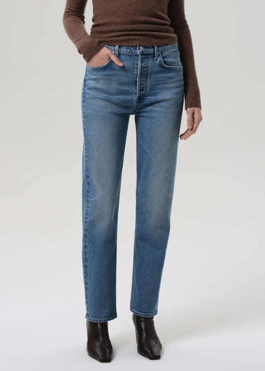 Citizens of Humanity Blaine in Lyon, denim jeans, high rise denim, jeans, straight leg jean, denim, women's clothing