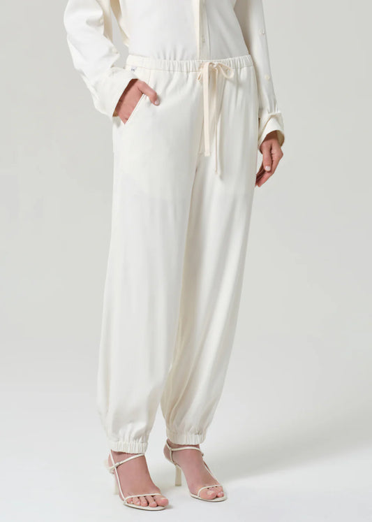Citizens of Humanity Bubble Pant Portofino Twill, lightweight pants, baggy pants, pull on pants, pants, women's clothing