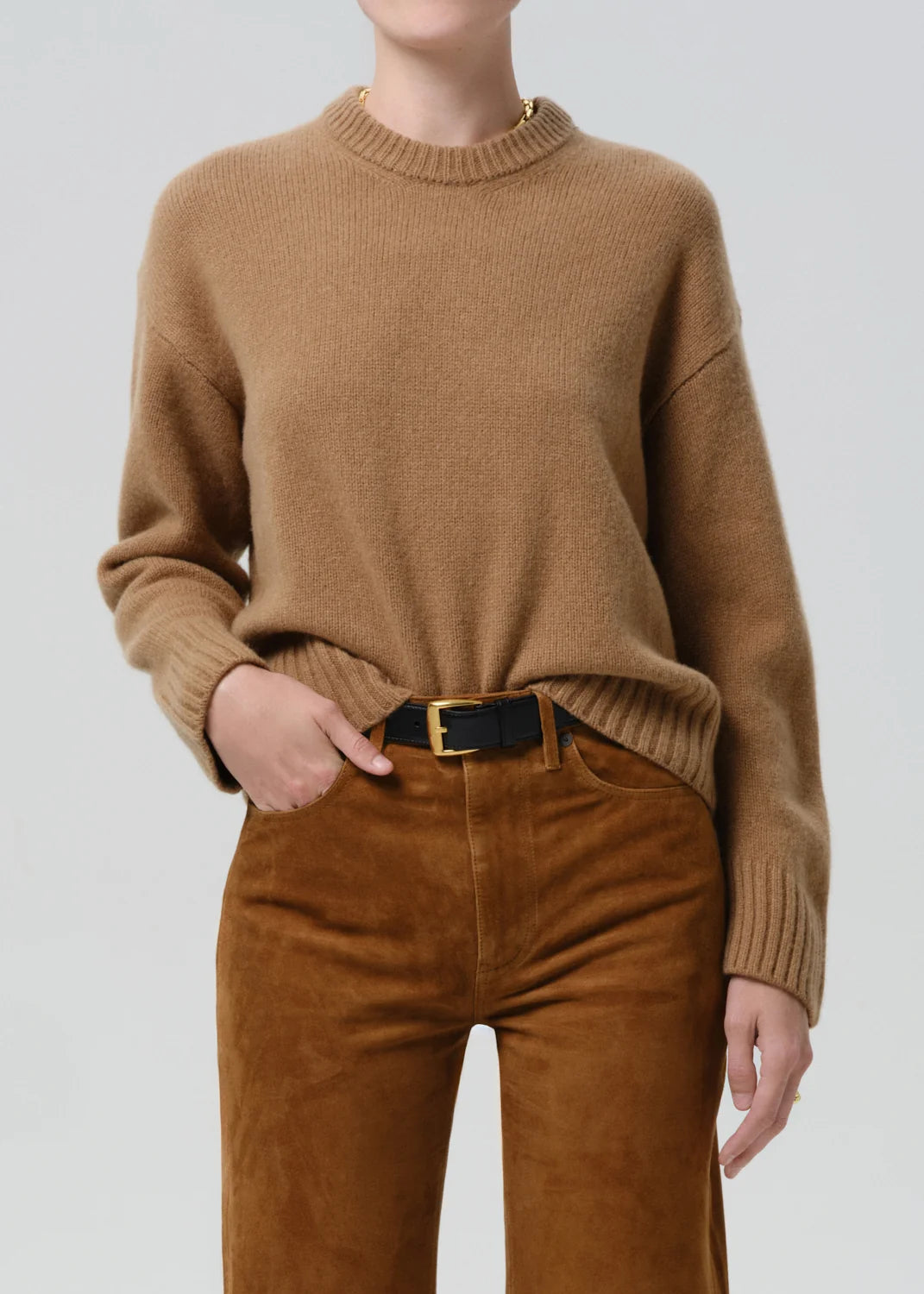 Citizens of Humanity Freshman Crewneck Sweater, wool-cashmere blend sweater, seater, women's clothing