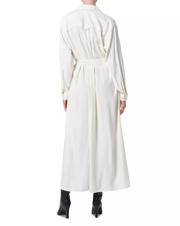 Citizens of Humanity Camillia Shirt Dress, Crafted from Italian twill, it features a clean collared neckline, full button front, and a self-tie waist for a flattering, versatile silhouette, dress, shirt dress, women's clothing