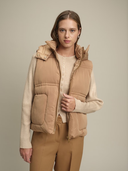 Dèluc Travis Puffer Vest, vest, puffer vest, outerwear, women's clothing