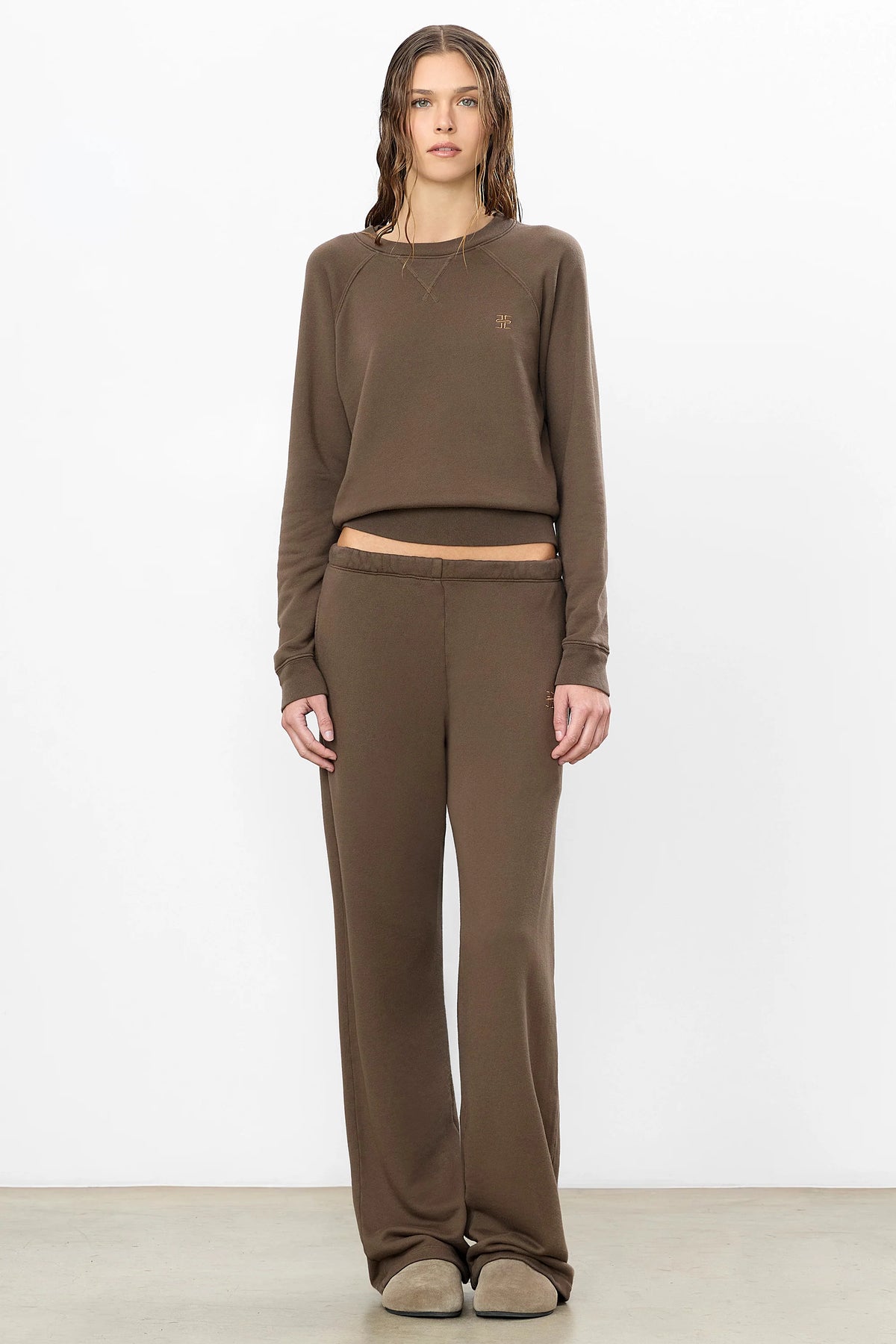 ÉTERNE Oversized Wide Leg Sweatpants, sweatpants, loungewear, women's clothing