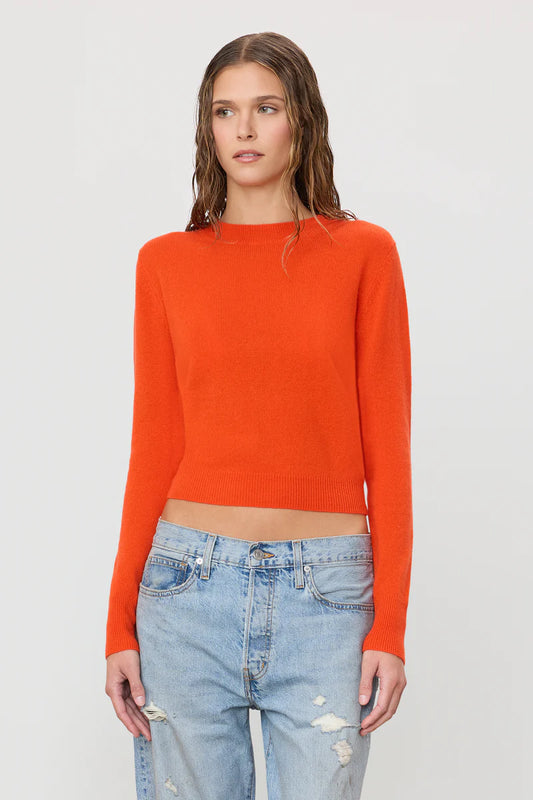 ÉTERNE's Francis Sweater, cashmere sweater, slim fitted and slightly cropped length, women's clothing