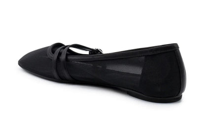 Gia Borghini Felice Flats, shoes, black flats, flats, women's shoes