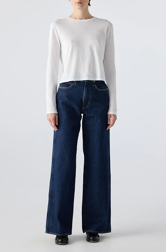 AMO Frida in Splendor, high rise, wide leg, full length denim, denim jeans, jeans, women's clothing