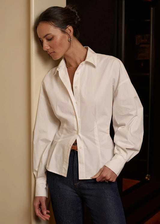 Favorite Daughter The Back Story Shirt, button down shirt, long sleeved button down shirt, women's clothing