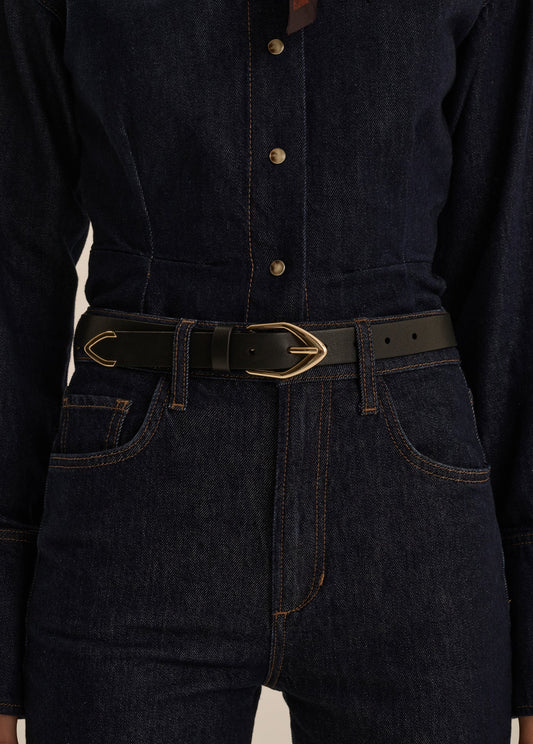 Favorite Daughter The Dakota Belt, black belt, belt, women's accessories