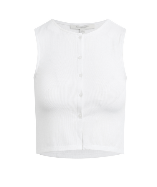 Favorite Daughter The Dalia Top, sleeveless top, sleeveless cardigan, button down top, women's clothing