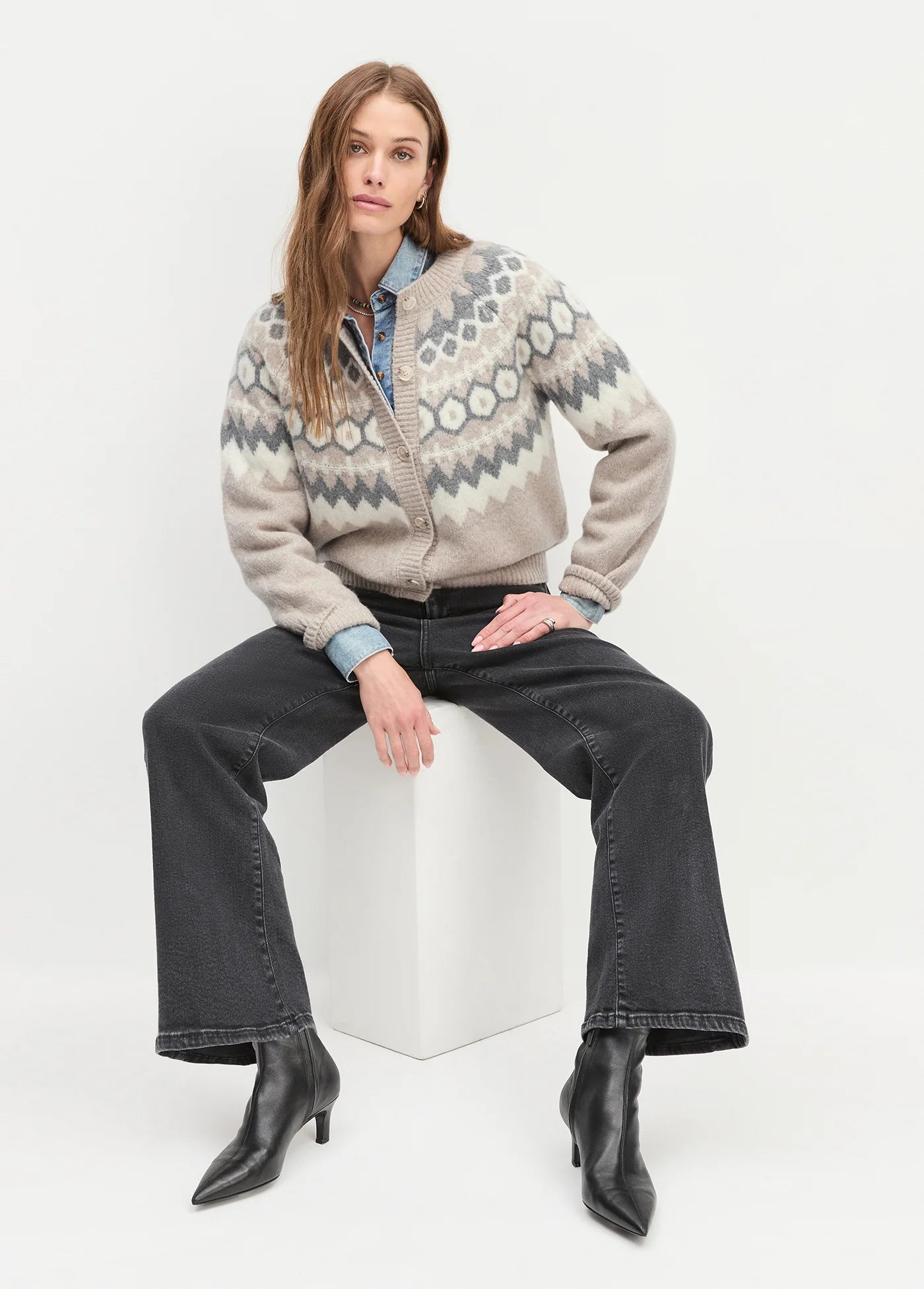 Favorite Daughter The Snowed In Cardigan, sweater, cardigan sweater, cardigan, women's clothing