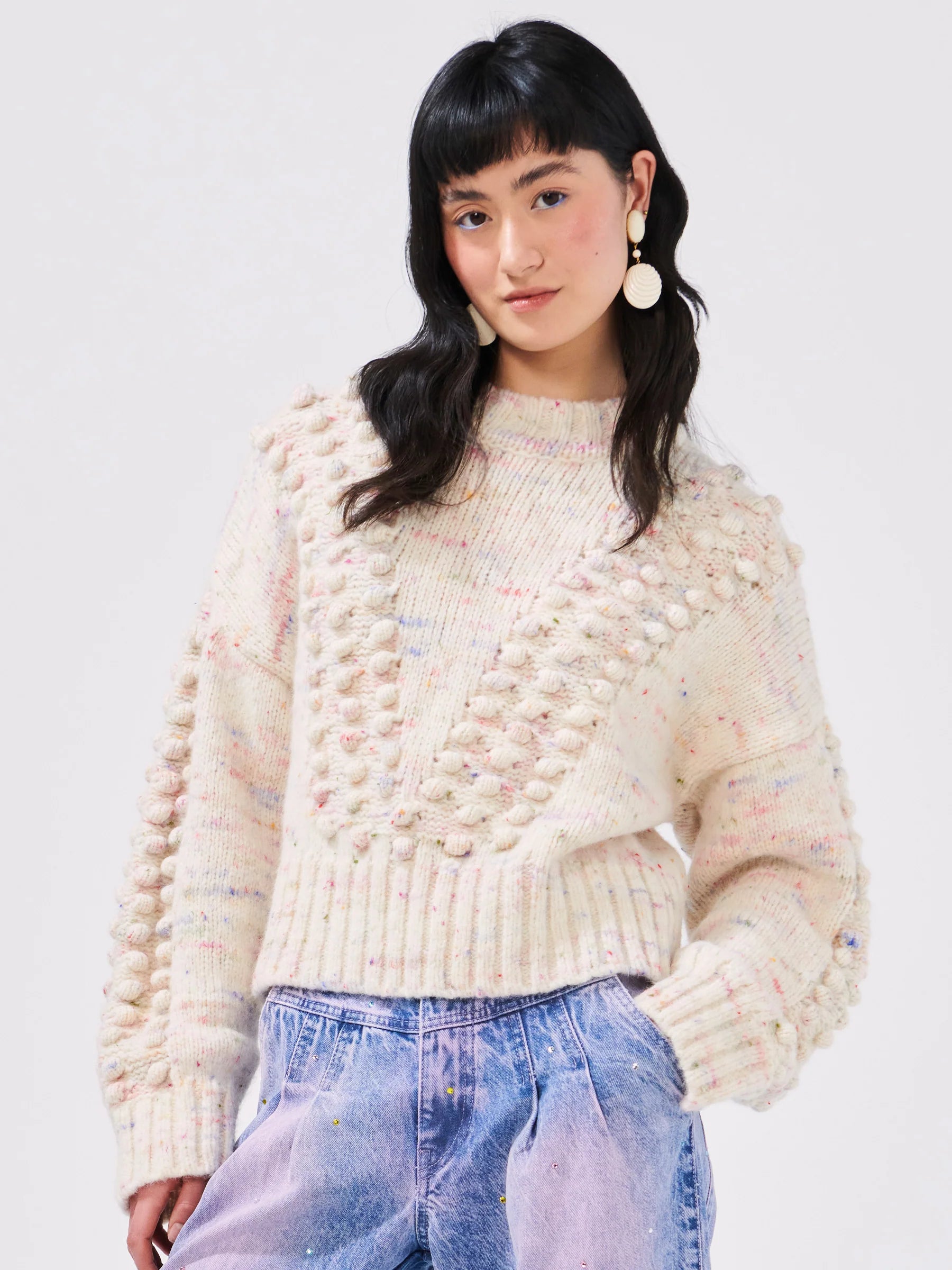 Hayley Menzies Fluffy Clouds Jumper, sweater, oversized sweater, crewneck sweater, women's clothing