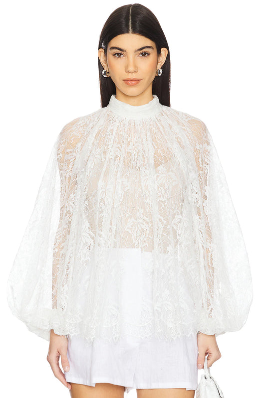 Hemant & Nandita Boho Top with Cami, lace top, long sleeved top, fun top, women's clothing