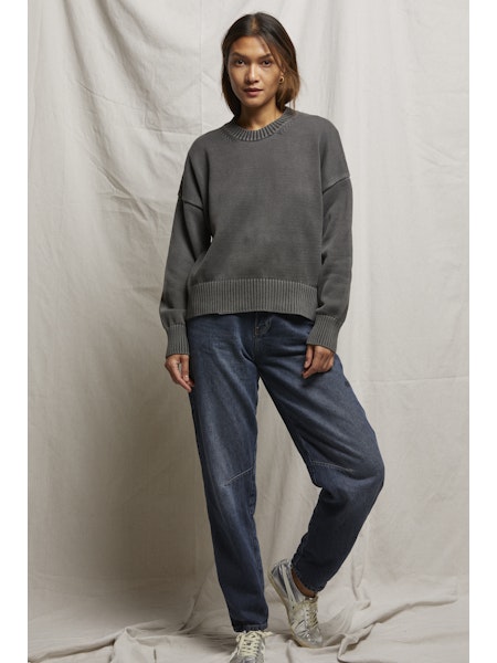 Perfect White Tee Janet cotton crewneck sweater, crewneck, sweater, cotton sweater, women's clothing