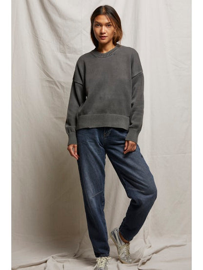Perfect White Tee Janet cotton crewneck sweater, crewneck, sweater, cotton sweater, women's clothing
