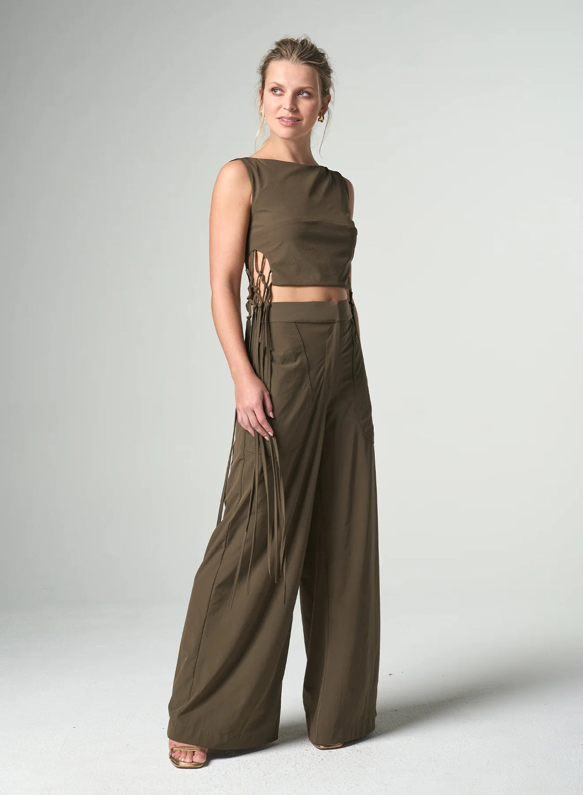 JBQ Oslo 2.0 Pant, high-waisted wide-leg pants, women's clothing
