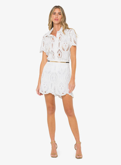 Just Bee Queen Zuri Short, shorts, dress shorts, dressy, lace shorts, women's clothing