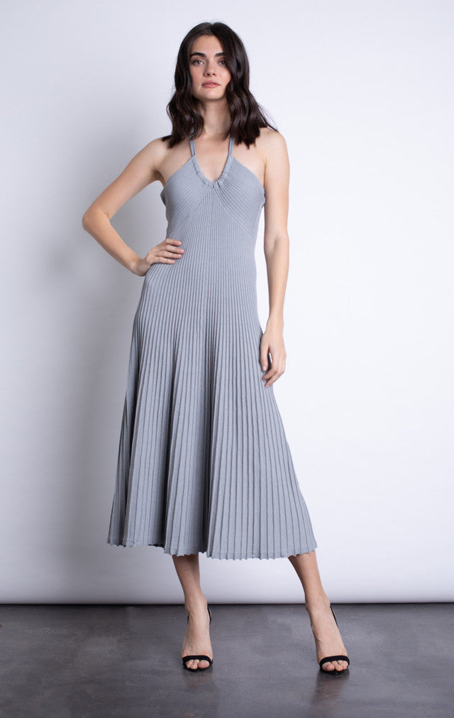 Karina Grimaldi Silvana Midi Knit Dress, midi-dress, a-line dress, summer dress, women's clothing, resort wear