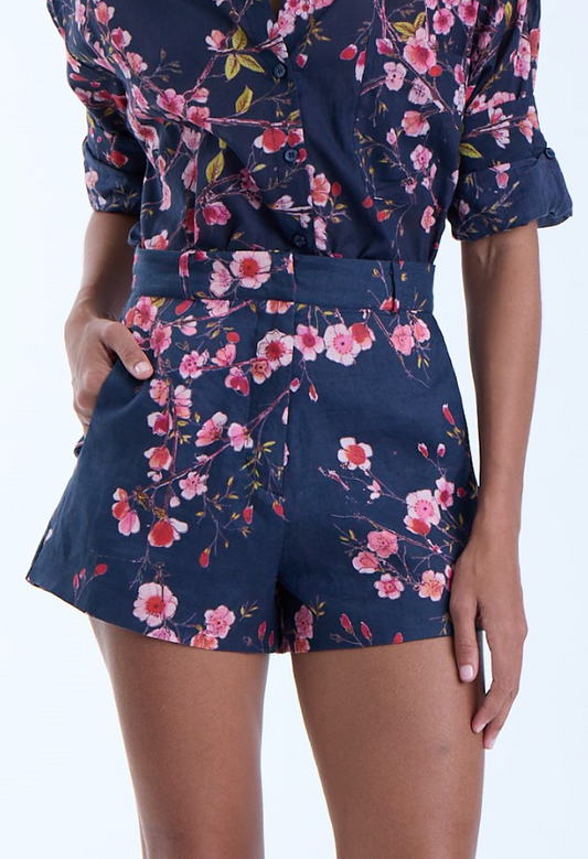 Karina Grimaldi Lola Print Shorts, floral shorts, shorts, dress shorts, women's clothing