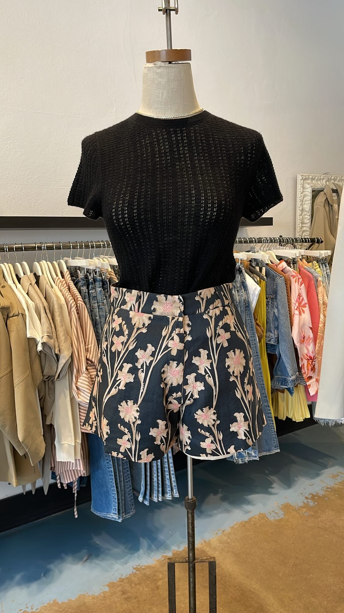 Karina Grimaldi Reagan Print Shorts, printed shorts, floral shorts, shorts, women's clothing