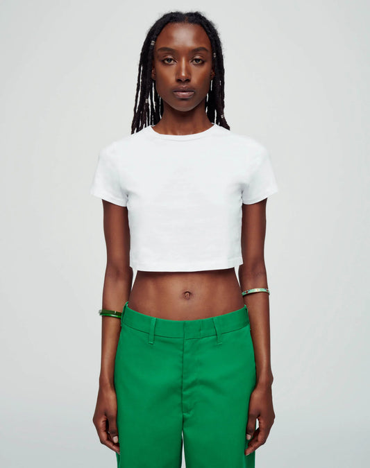 RE/DONE Micro Tee, t-shirt, tee shirt, copped tee, top, short-sleeved tee, women's clothing