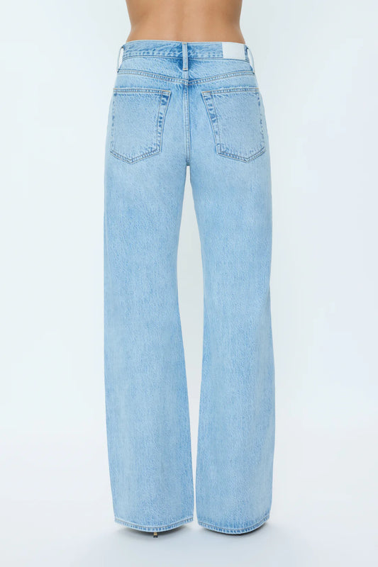 Pistola Larsen Relaxed Flare, denim jeans, high rise denim, full length denim jeans, flared jeans, women's clothing