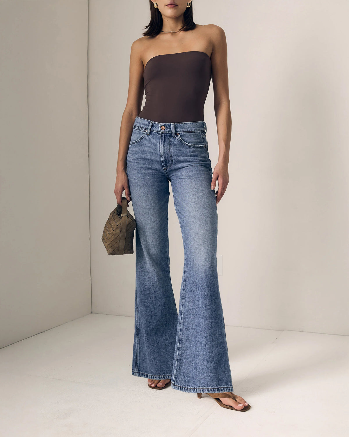 LE JEAN Mid Rise Cowboy Bootcut, denim jean, bootcut denim jeans, flare leg jeans, women's clothing