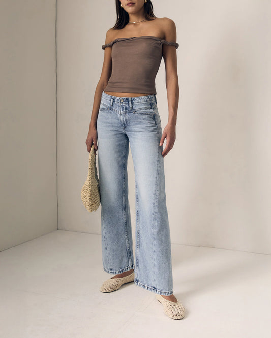 LE JEAN Selena Crop, denim jeans, jeans, clean denim, cropped jeans, women's clothing