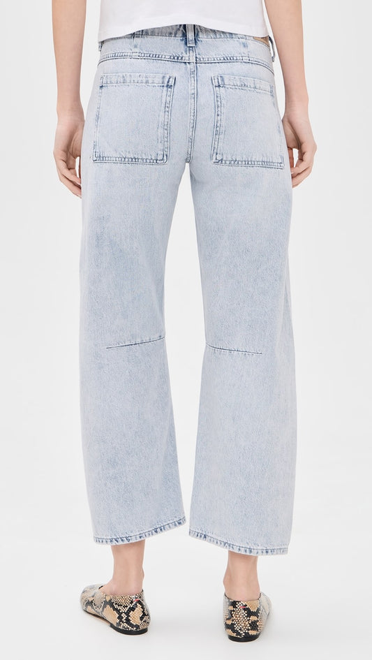 LE JEAN Selena Crop, denim jeans, jeans, clean denim, cropped jeans, women's clothing