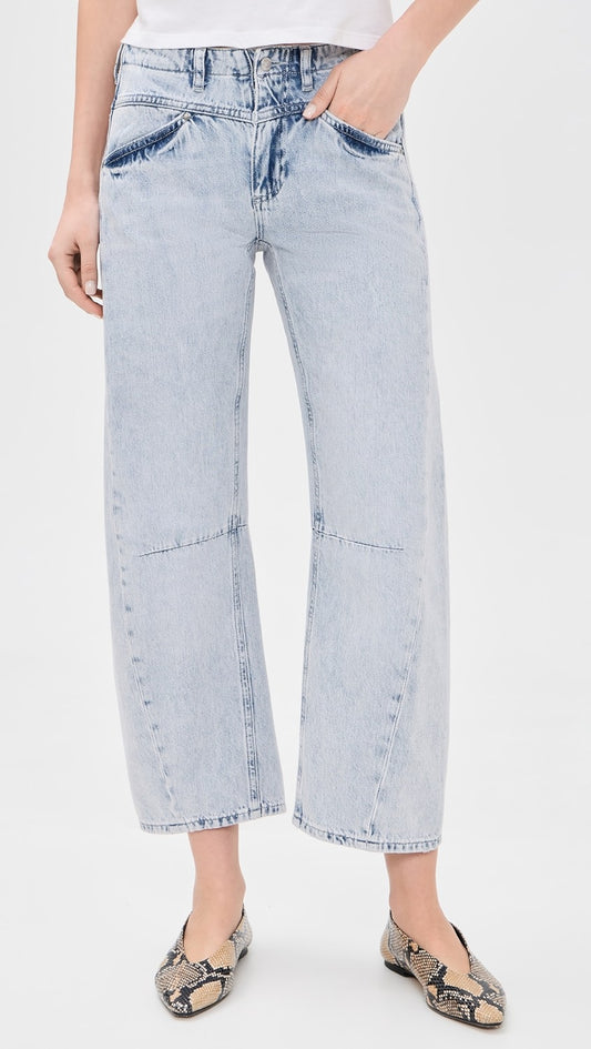 LE JEAN Selena Crop, denim jeans, jeans, clean denim, cropped jeans, women's clothing