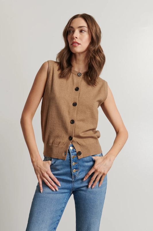 LINE Marie Sweater, sweater vest, vest, cardigan vest, women's clothing