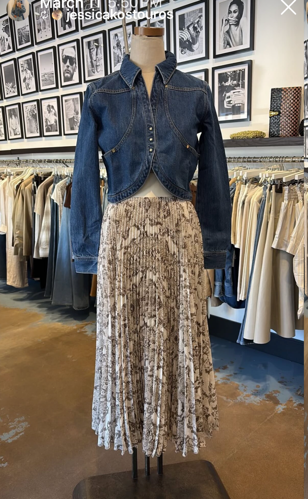 Loyd/Ford Sia Skirt, skirt, flowing skirt, women's clothing, snakeskin print, printed skirt