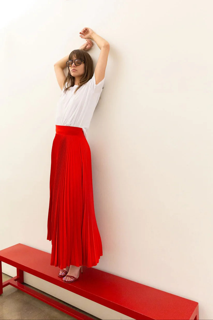 Loyd/Ford Europa Skirt, red skirt, maxi skirt, skirt, women's clothing