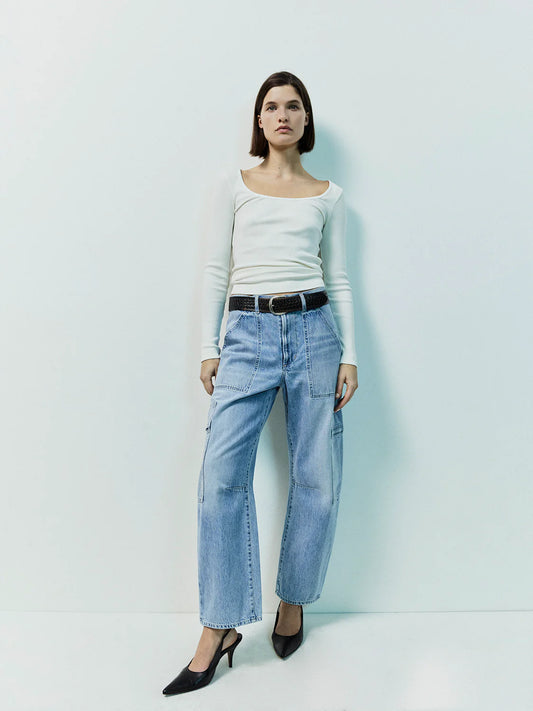 Citizens of Humanity Marcelle Cargo, cargo jeans, denim cargo, jeans, denim jeans, women's clothing