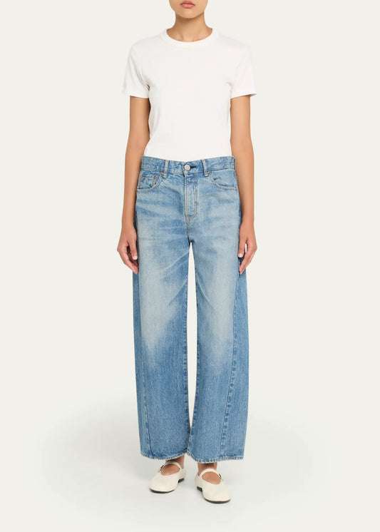 MV Bayard Side Line Cocoon, denim jeans, high rise denim, jeans, denim, full length denim, wide leg jeans, women's clothing